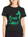 Breakdance Streetdance Hip Hop Lightweight Cotton T-Shirt – Daily Comfort Graphic Shirt