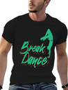 Breakdance Streetdance Hip Hop Lightweight Cotton T-Shirt – Daily Comfort Graphic Shirt