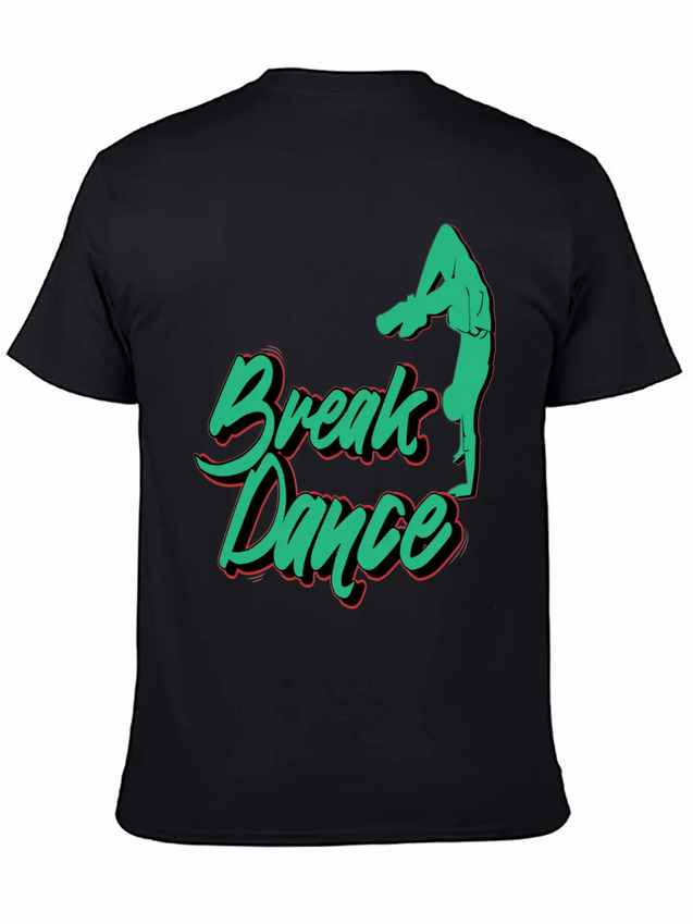 Breakdance Streetdance Hip Hop Lightweight Cotton T-Shirt – Daily Comfort Graphic Shirt