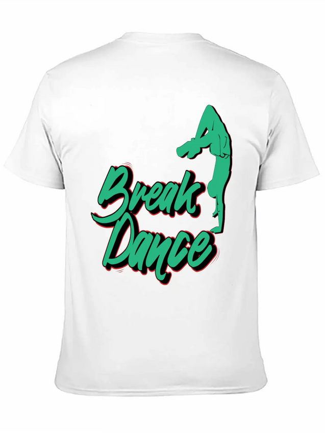 Breakdance Streetdance Hip Hop Lightweight Cotton T-Shirt – Daily Comfort Graphic Shirt