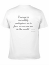Brene Brown Quotes Lightweight Cotton T-Shirt – Daily Comfort Graphic Shirt