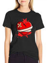 Broken Heart Breakup Divorce Ex Couple Lightweight Cotton T-Shirt – Daily Comfort Graphic Shirt