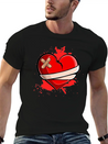 Broken Heart Breakup Divorce Ex Couple Lightweight Cotton T-Shirt – Daily Comfort Graphic Shirt