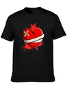 Broken Heart Breakup Divorce Ex Couple Lightweight Cotton T-Shirt – Daily Comfort Graphic Shirt