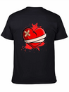 Broken Heart Breakup Divorce Ex Couple Lightweight Cotton T-Shirt – Daily Comfort Graphic Shirt