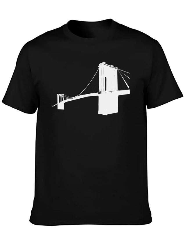 Brooklyn Bridge Lightweight Cotton T-Shirt – Daily Comfort Graphic Shirt