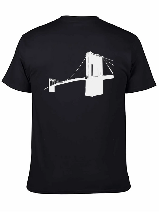 Brooklyn Bridge Lightweight Cotton T-Shirt – Daily Comfort Graphic Shirt