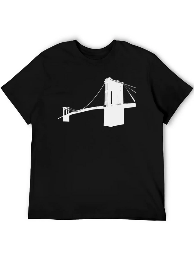Brooklyn Bridge Lightweight Cotton T-Shirt – Daily Comfort Graphic Shirt