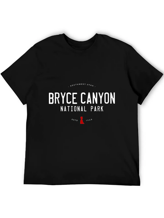 Bryce Canyon National Park Utah Graphic Vintage Re Lightweight Cotton T-Shirt – Daily Comfort Graphic Shirt