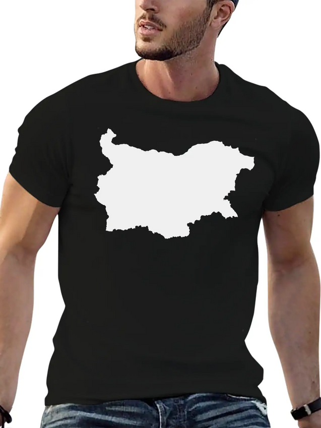Bulgaria Lightweight Cotton T-Shirt – Daily Comfort Graphic Shirt