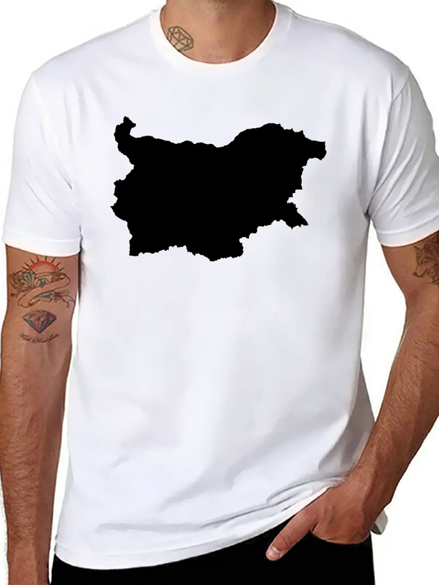 Bulgaria Lightweight Cotton T-Shirt – Daily Comfort Graphic Shirt