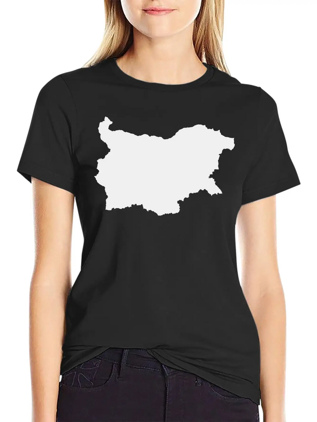 Bulgaria Lightweight Cotton T-Shirt – Daily Comfort Graphic Shirt