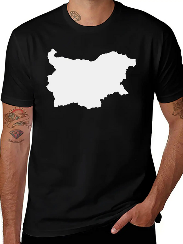Bulgaria Lightweight Cotton T-Shirt – Daily Comfort Graphic Shirt
