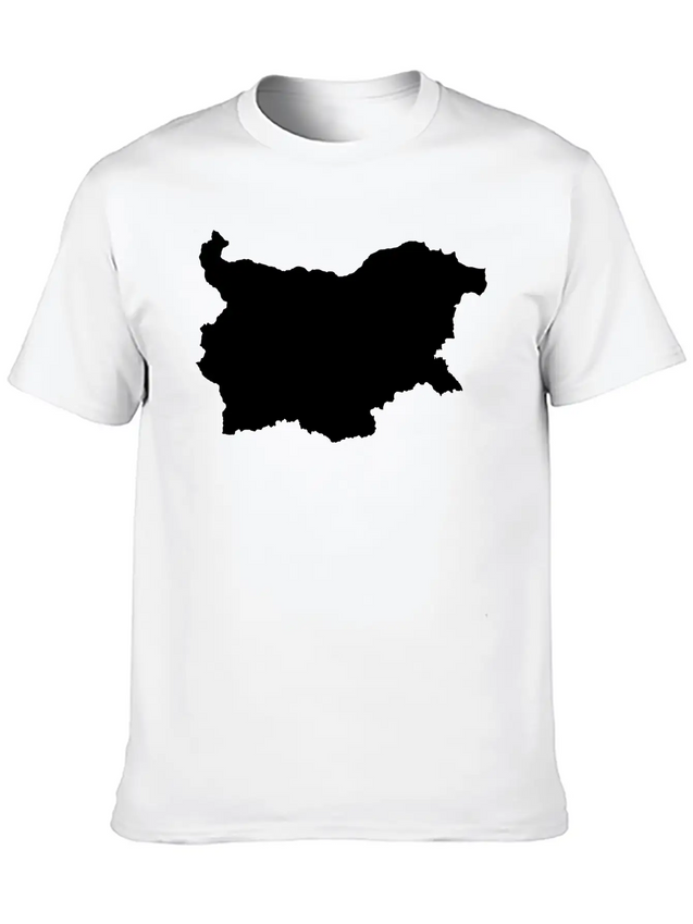 Bulgaria Lightweight Cotton T-Shirt – Daily Comfort Graphic Shirt