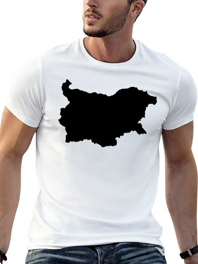 Bulgaria Lightweight Cotton T-Shirt – Daily Comfort Graphic Shirt