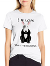 Bull Terrier T ShirtI Love Bull Terrier DOGS Lightweight Cotton T-Shirt – Daily Comfort Graphic Shirt