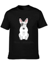 Bull Terrier T ShirtI Love Bull Terrier DOGS Lightweight Cotton T-Shirt – Daily Comfort Graphic Shirt