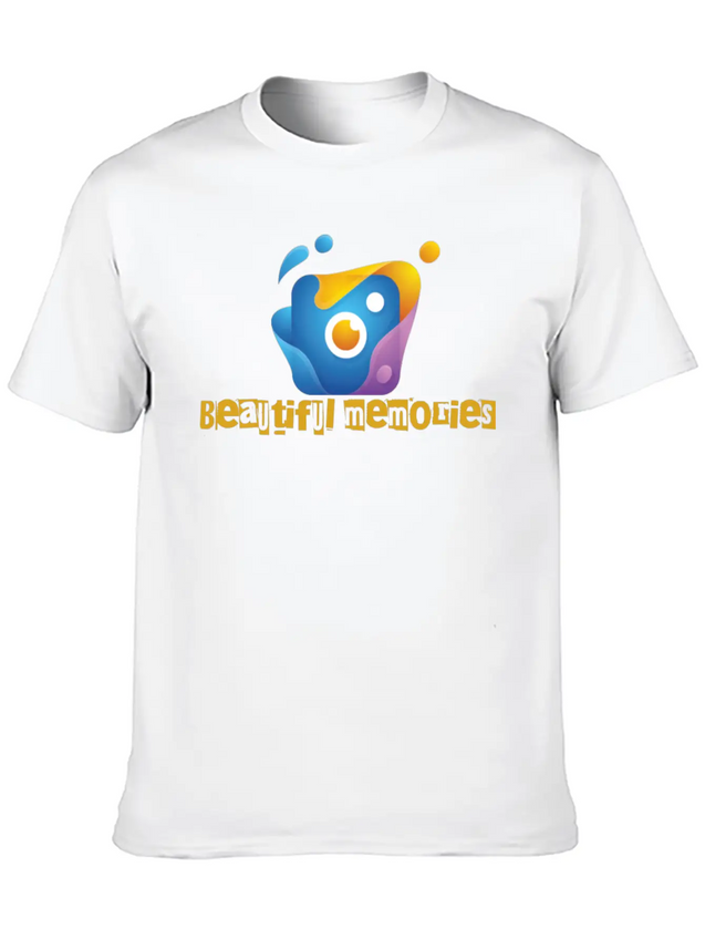 Camera Lightweight Cotton T-Shirt – Daily Comfort Graphic Shirt
