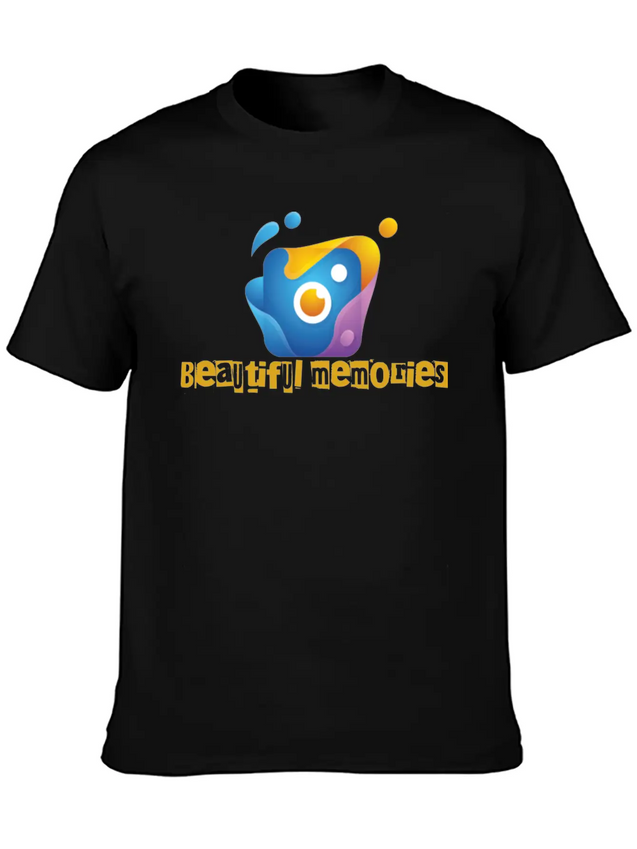Camera Lightweight Cotton T-Shirt – Daily Comfort Graphic Shirt