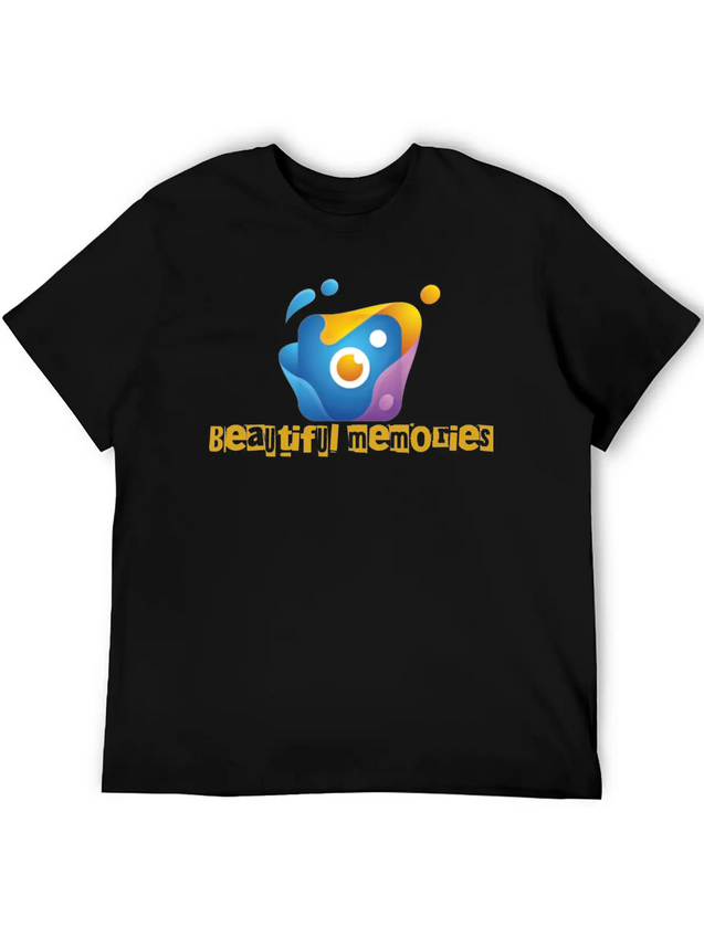 Camera Lightweight Cotton T-Shirt – Daily Comfort Graphic Shirt