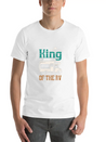 Camping Funny Camping For Men King Of The RV Campe Lightweight Cotton T-Shirt – Daily Comfort Graphic Shirt