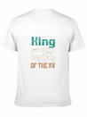 Camping Funny Camping For Men King Of The RV Campe Lightweight Cotton T-Shirt – Daily Comfort Graphic Shirt