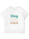 Camping Funny Camping For Men King Of The RV Campe Lightweight Cotton T-Shirt – Daily Comfort Graphic Shirt
