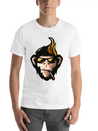 Cartoon Monkey Head Fun Animal Wildlife Streetwear Lightweight Cotton T-Shirt – Daily Comfort Graphic Shirt