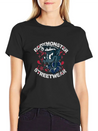 Cartoon Streetwear Tattoo Retro Fun Geschenk Idee Lightweight Cotton T-Shirt – Daily Comfort Graphic Shirt