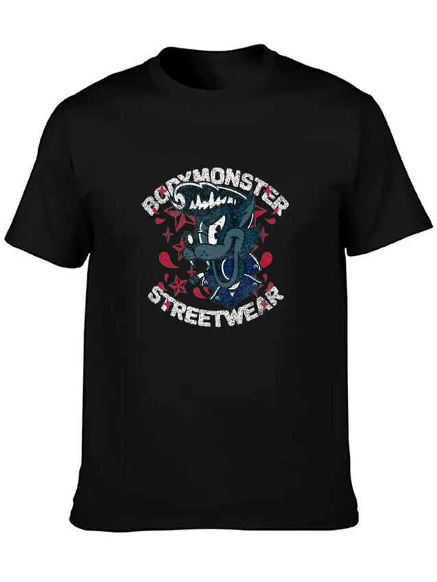 Cartoon Streetwear Tattoo Retro Fun Geschenk Idee Lightweight Cotton T-Shirt – Daily Comfort Graphic Shirt