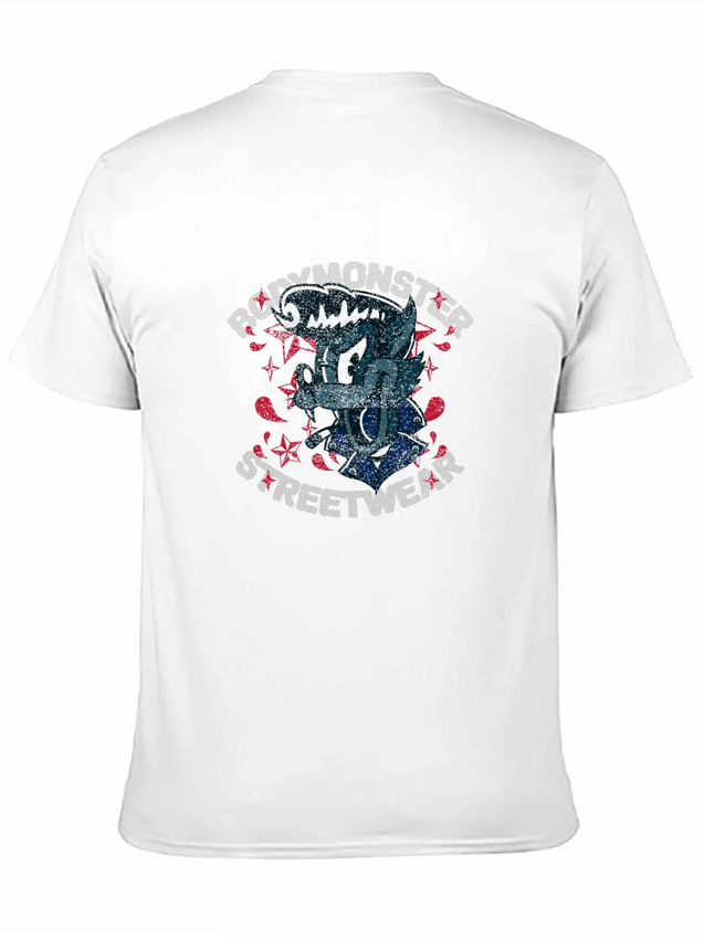 Cartoon Streetwear Tattoo Retro Fun Geschenk Idee Lightweight Cotton T-Shirt – Daily Comfort Graphic Shirt