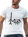 Cassette Pencil Cassette Floppy Disk Retro Gift Lightweight Cotton T-Shirt – Daily Comfort Graphic Shirt