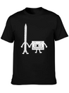 Cassette Pencil Cassette Floppy Disk Retro Gift Lightweight Cotton T-Shirt – Daily Comfort Graphic Shirt