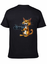Cat Lightweight Cotton T-Shirt – Daily Comfort Graphic Shirt