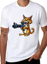 Cat Lightweight Cotton T-Shirt – Daily Comfort Graphic Shirt