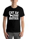 Cat Owner Dog Owner Cat Lover Dog Lover Cat & Dog Lightweight Cotton T-Shirt – Daily Comfort Graphic Shirt