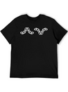 Chain Chains Icon Line Silver Lightweight Cotton T-Shirt – Daily Comfort Graphic Shirt