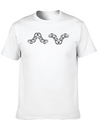 Chain Chains Icon Line Silver Lightweight Cotton T-Shirt – Daily Comfort Graphic Shirt