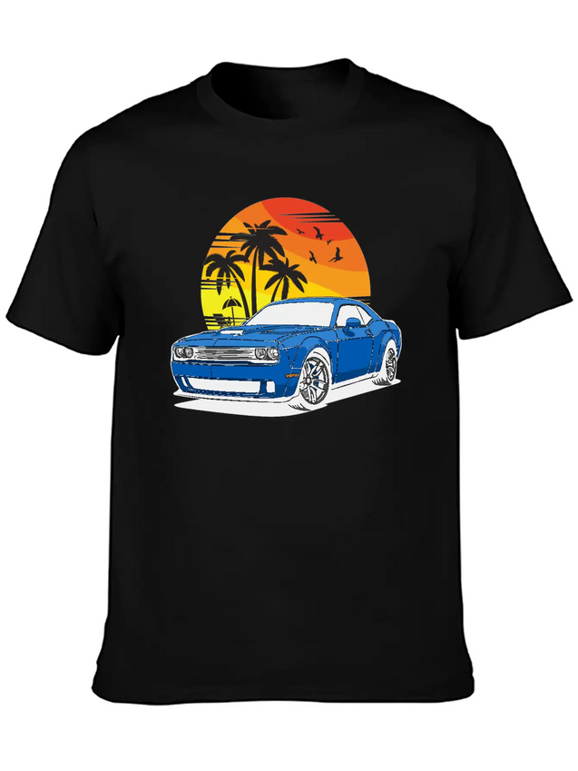 CHALLENGER HELLCAT RT SRT8 SCATPACK SRT392 DEMON Lightweight Cotton T-Shirt – Daily Comfort Graphic Shirt
