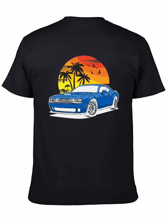 CHALLENGER HELLCAT RT SRT8 SCATPACK SRT392 DEMON Lightweight Cotton T-Shirt – Daily Comfort Graphic Shirt