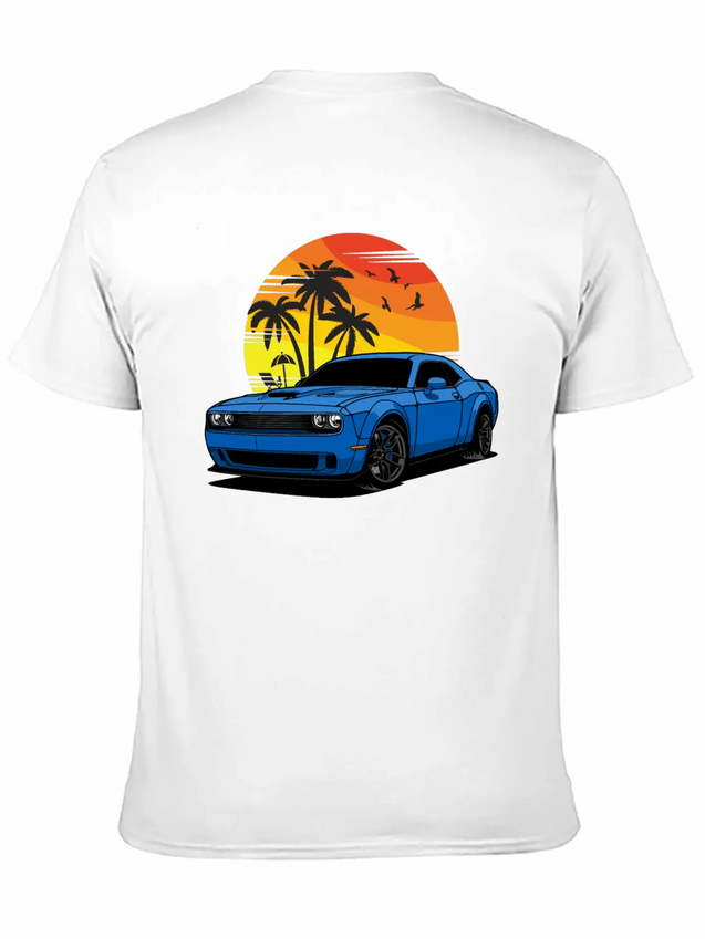 CHALLENGER HELLCAT RT SRT8 SCATPACK SRT392 DEMON Lightweight Cotton T-Shirt – Daily Comfort Graphic Shirt
