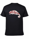 Chamaeleon Red Lightweight Cotton T-Shirt – Daily Comfort Graphic Shirt