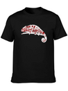Chamaeleon Red Lightweight Cotton T-Shirt – Daily Comfort Graphic Shirt