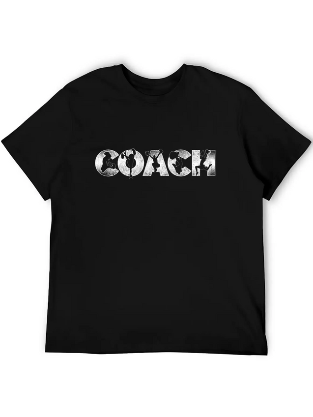 Cheer Cheerleading Vintage Coach Lightweight Cotton T-Shirt – Daily Comfort Graphic Shirt