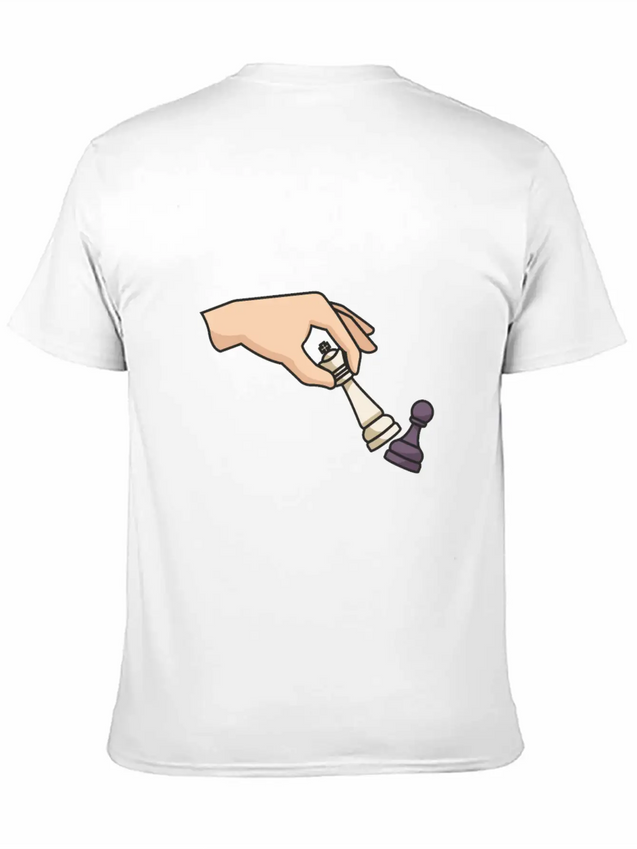 Chess Piece Lightweight Cotton T-Shirt – Daily Comfort Graphic Shirt