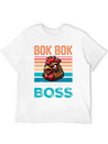 Chicken Accessories Chicken Stuff Poultry Farmer Lightweight Cotton T-Shirt – Daily Comfort Graphic Shirt
