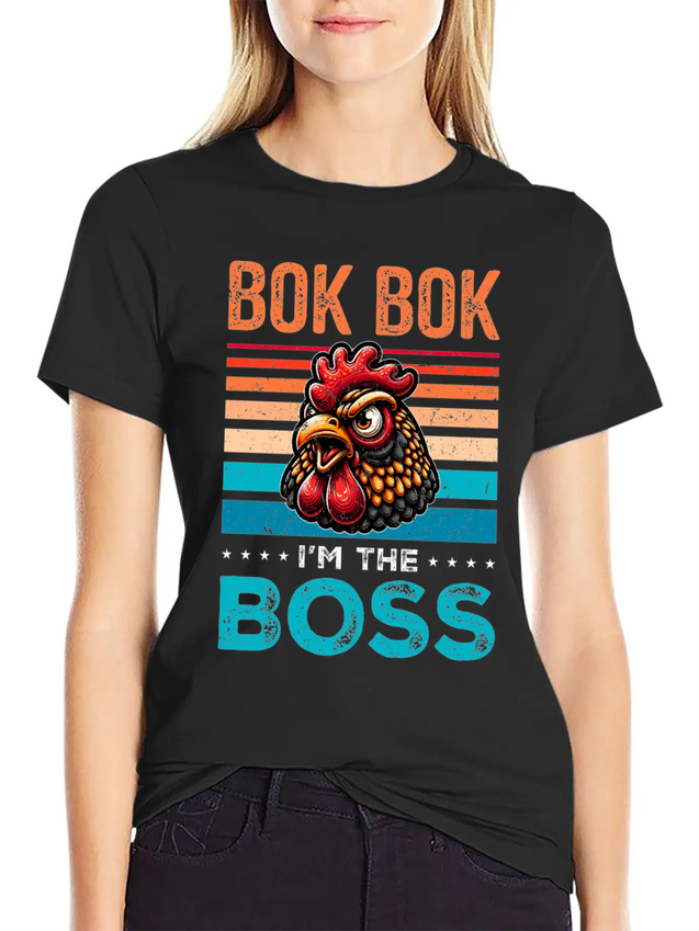 Chicken Accessories Chicken Stuff Poultry Farmer Lightweight Cotton T-Shirt – Daily Comfort Graphic Shirt