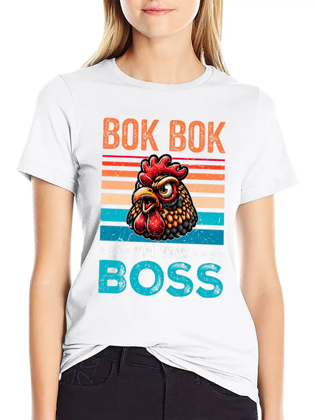 Chicken Accessories Chicken Stuff Poultry Farmer Lightweight Cotton T-Shirt – Daily Comfort Graphic Shirt