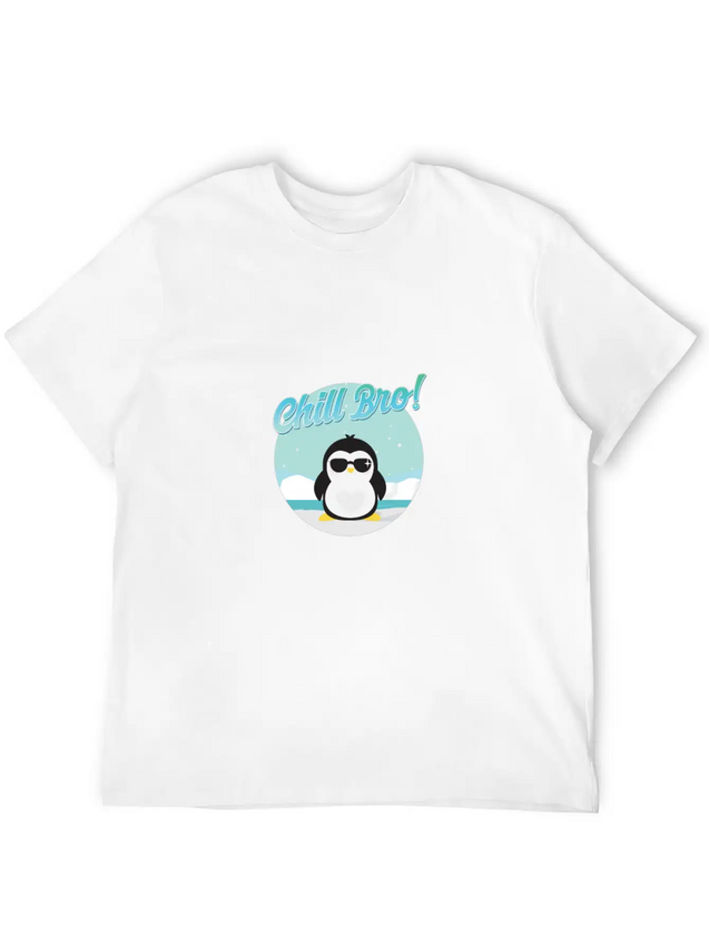 Chill Bro Lightweight Cotton T-Shirt – Daily Comfort Graphic Shirt