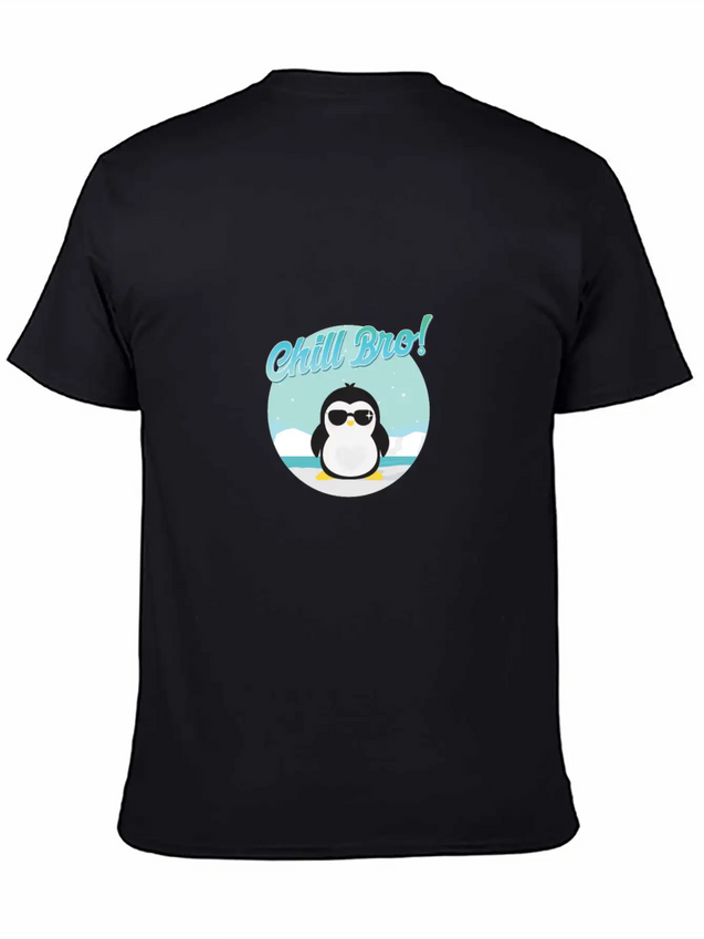 Chill Bro Lightweight Cotton T-Shirt – Daily Comfort Graphic Shirt